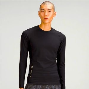 LULULEMON Men’s License to Train fitted long sleeve shirt